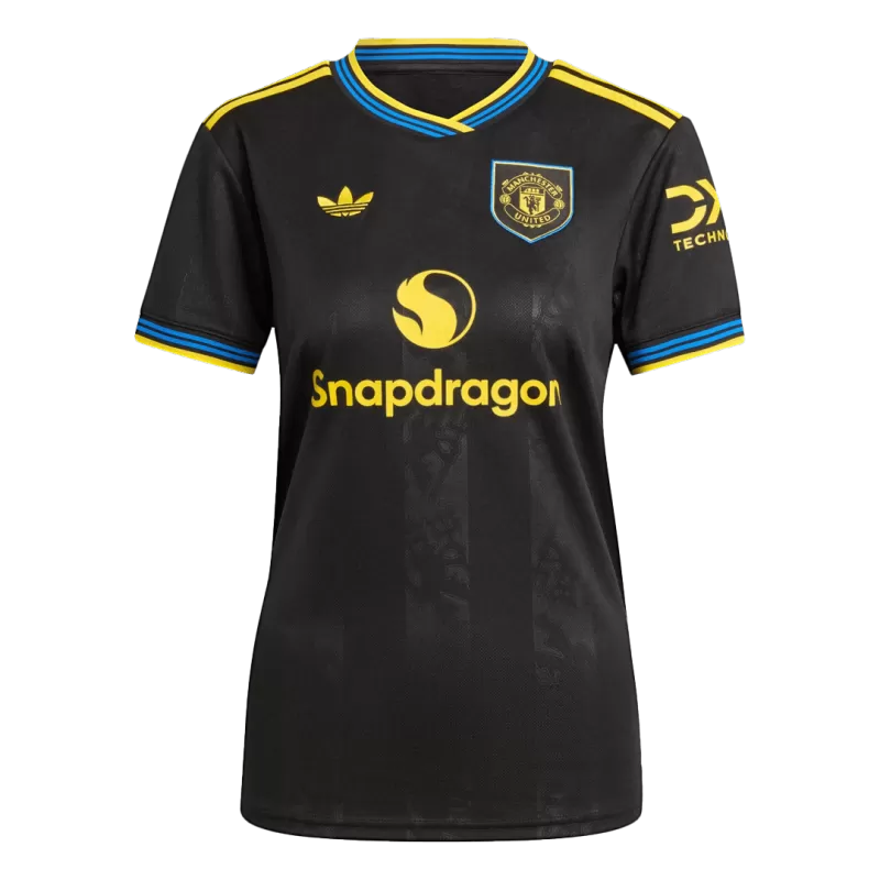 Manchester United Third 2025/26 Jersey Black Women's