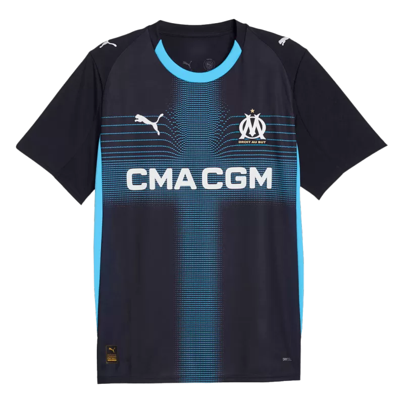 Marseille Away 2025/26 Jersey Black Men's