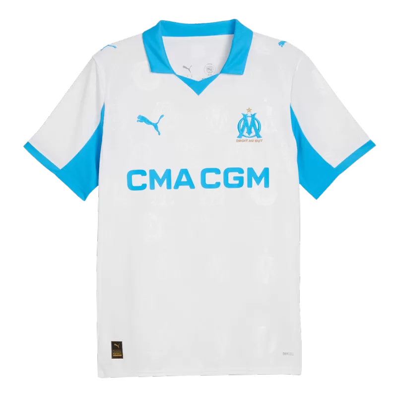 Marseille Home 2025/26 Jersey White Men's