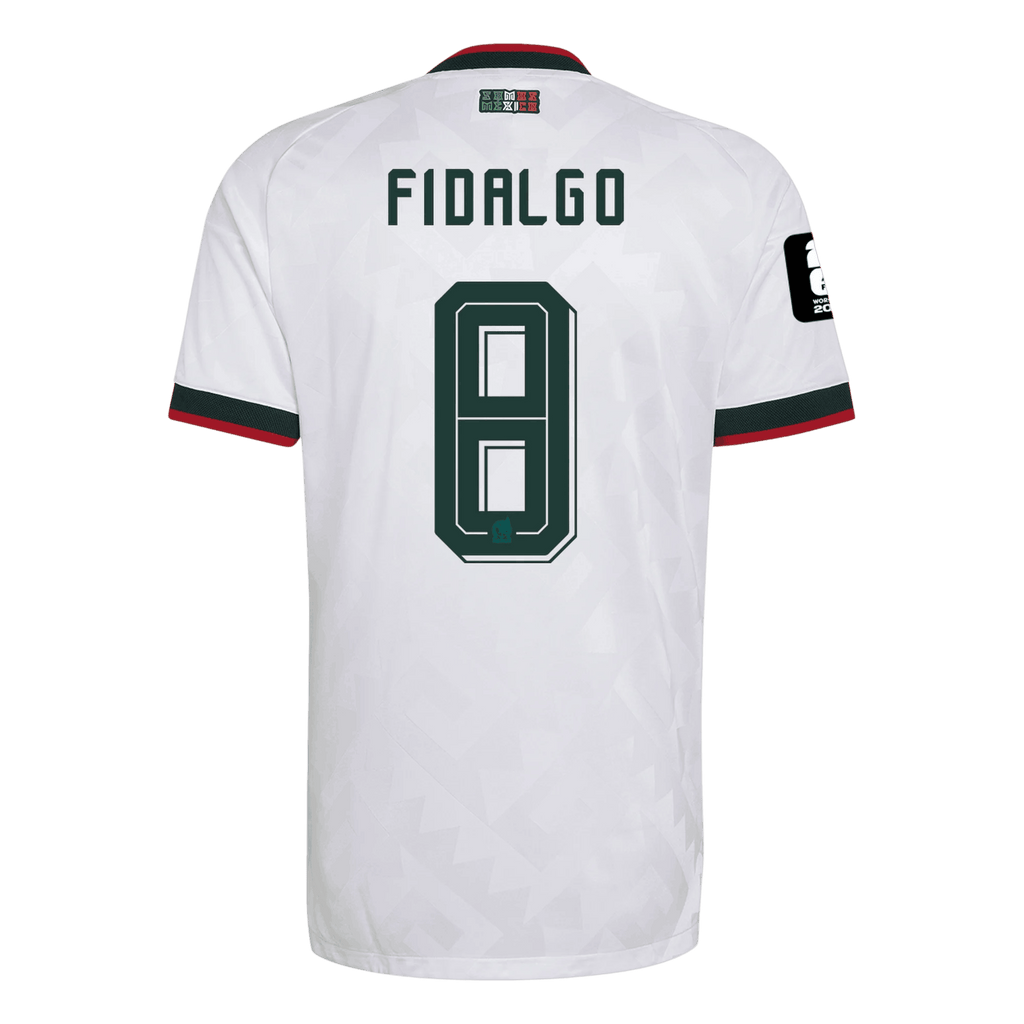 Mexico A. FIDALGO #8 Away World Cup 2026 Jersey White Men's
