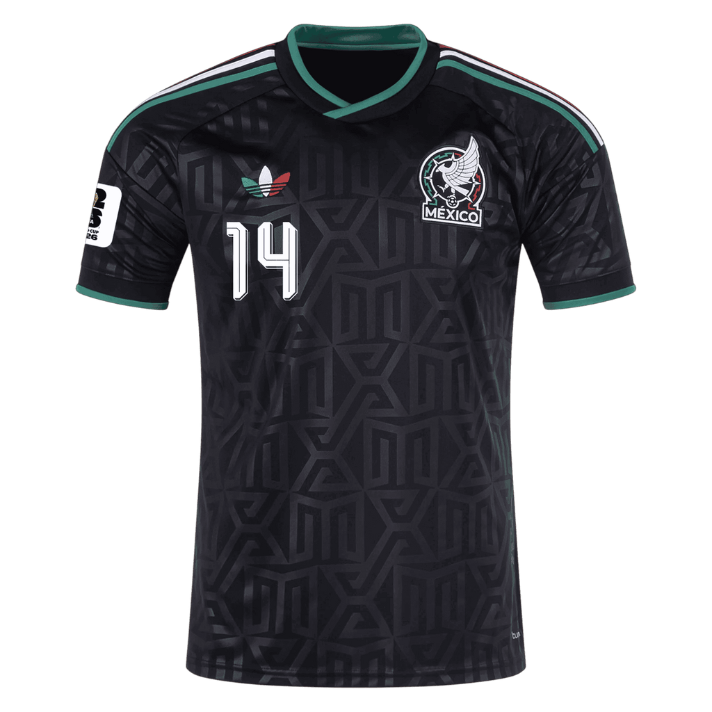 Mexico A. GONZALEZ #14 Third World Cup 2026 Jersey Black Men's