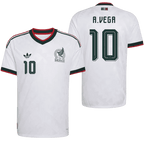 Mexico A. VEGA #10 Away World Cup 2026 Jersey White Men's
