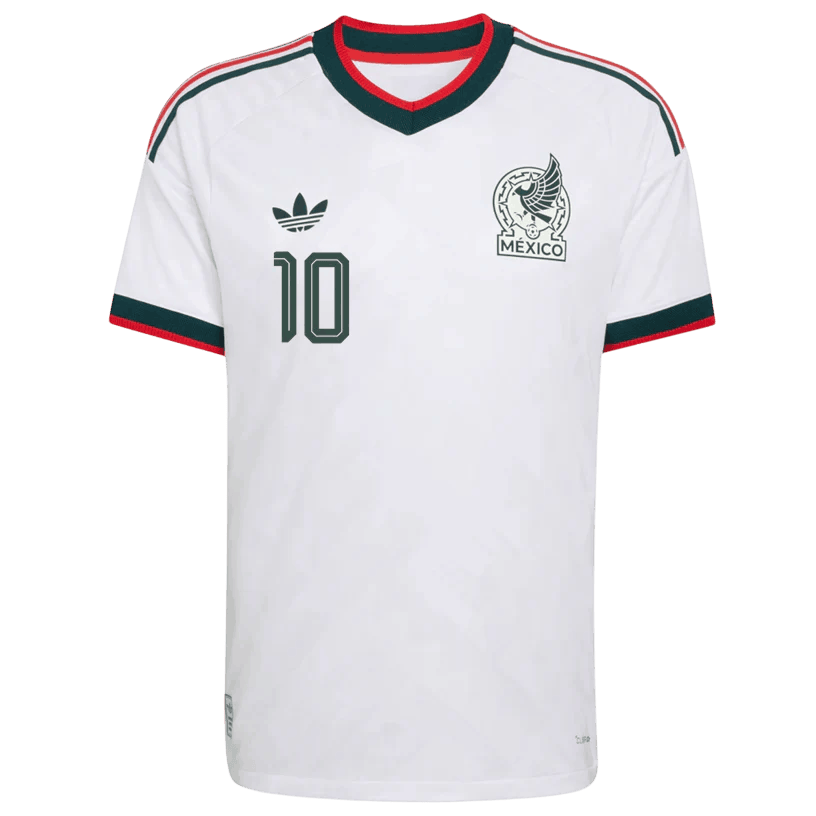 Mexico A. VEGA #10 Away World Cup 2026 Jersey White Men's