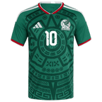 Mexico A. VEGA #10 Home World Cup 2026 Jersey Green Men's