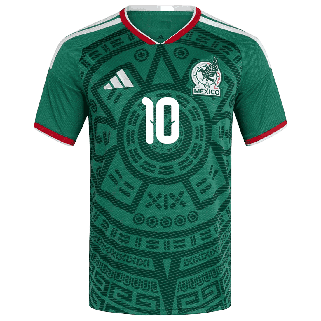 Mexico A. VEGA #10 Home World Cup 2026 Jersey Green Men's