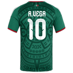 Mexico A. VEGA #10 Home World Cup 2026 Jersey Green Men's