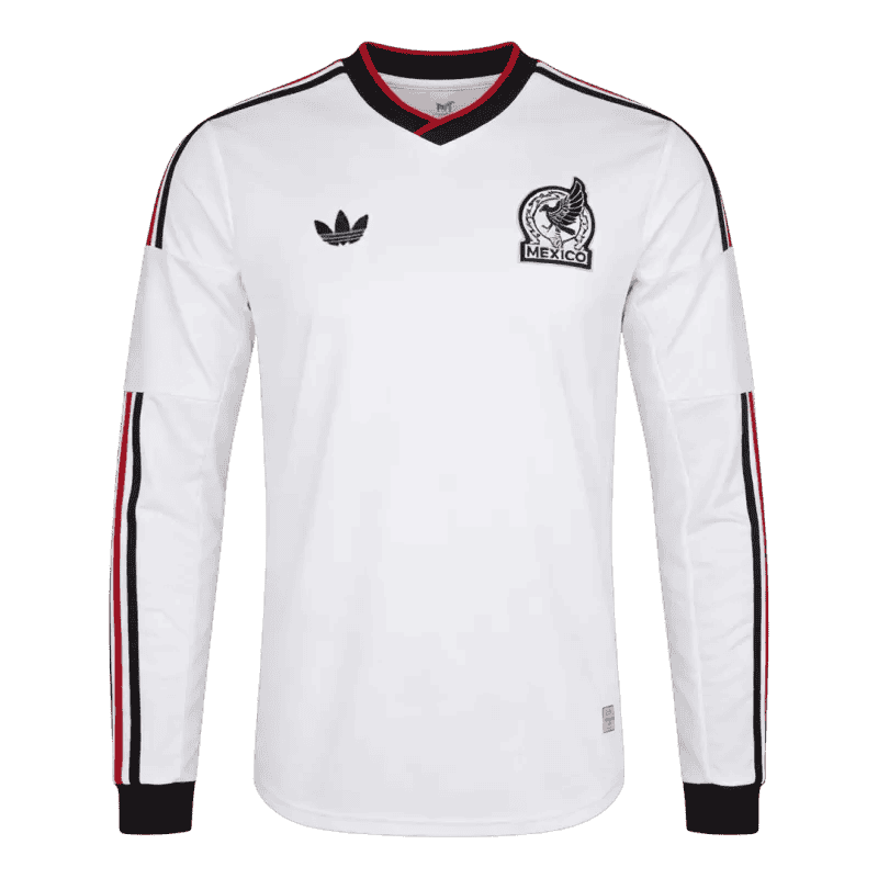 Mexico Away World Cup 2026 Long Sleeve Jersey Player's Version White Men's