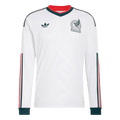Mexico Away World Cup 2026 Long Sleeve Jersey White Men's