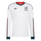 Mexico Away World Cup 2026 Long Sleeve Jersey White Men's