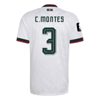 Mexico C. MONTES #3 Away World Cup 2026 Jersey White Men's