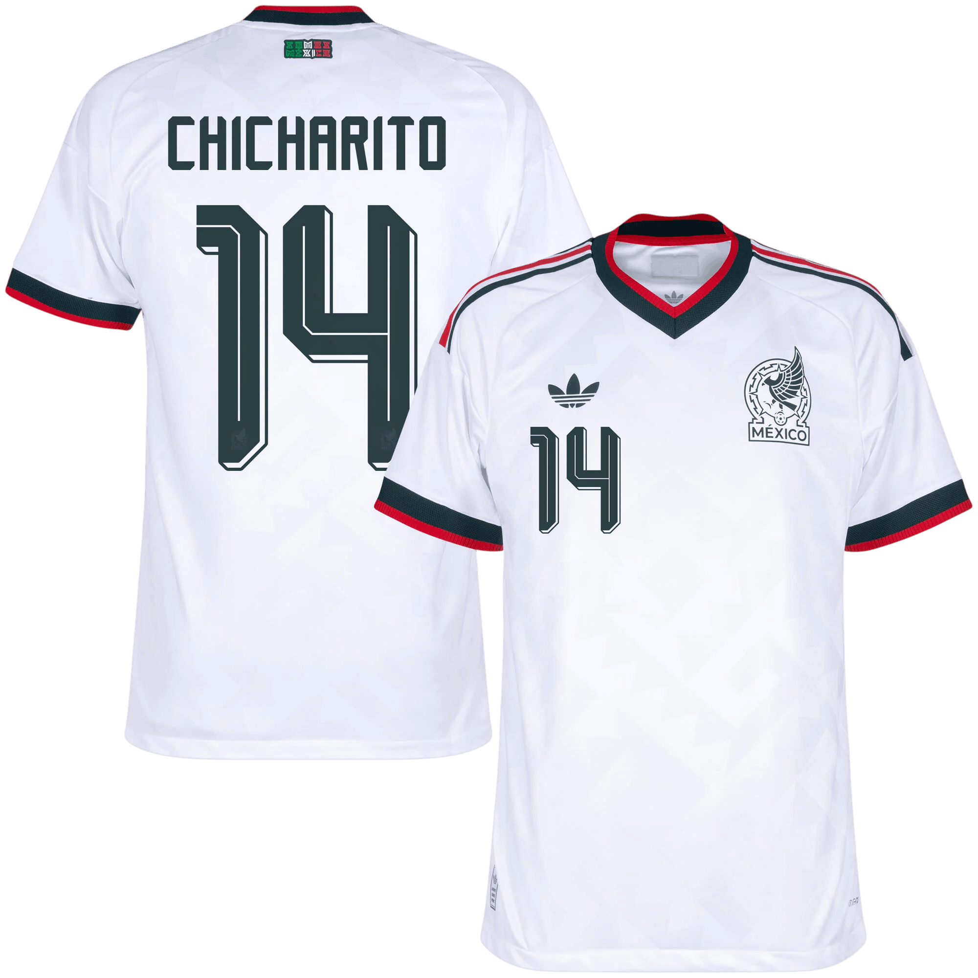 Mexico CHICHARITO #14 Away World Cup 2026 Jersey Player's Version White Men's