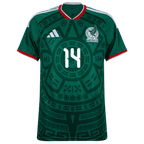 Mexico CHICHARITO #14 Home World Cup 2026 Jersey Green Men's