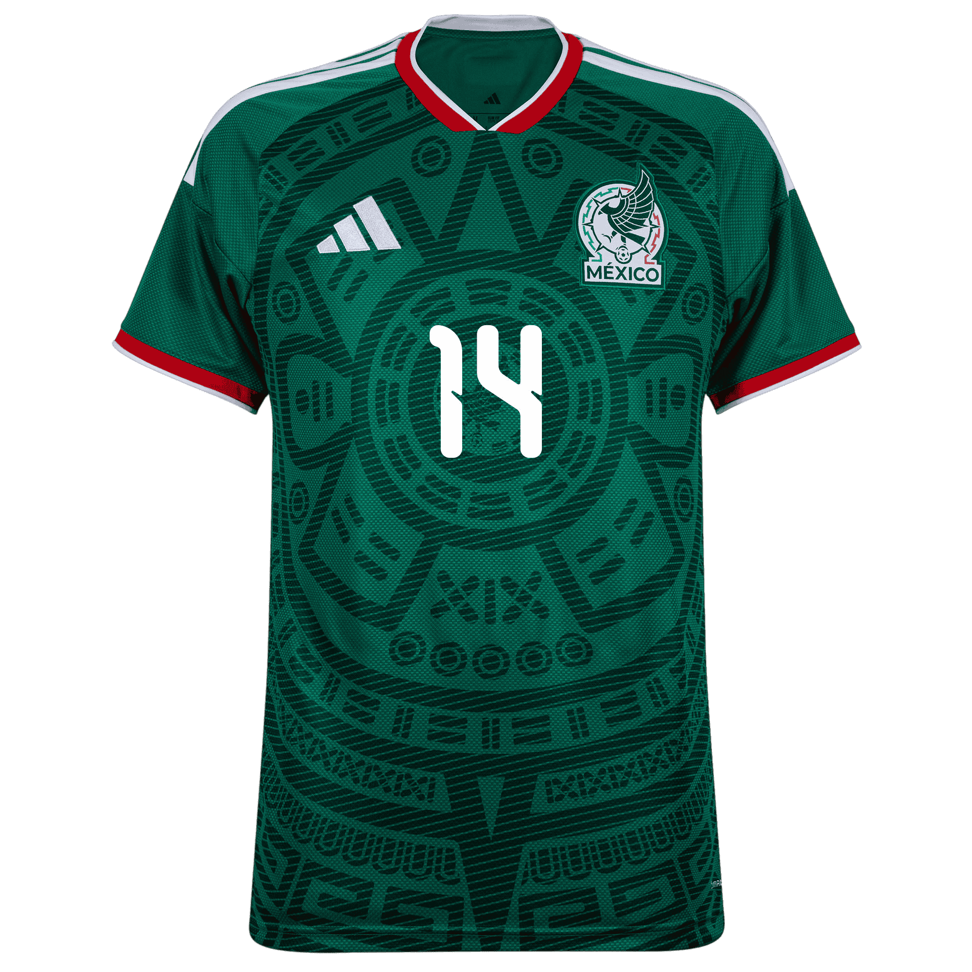 Mexico CHICHARITO #14 Home World Cup 2026 Jersey Green Men's