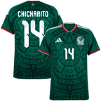 Mexico CHICHARITO #14 Home World Cup 2026 Jersey Green Men's