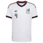 Mexico E. ALVAREZ #4 Away World Cup 2026 Jersey White Men's