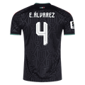 Mexico E. ALVAREZ #4 Third World Cup 2026 Jersey Black Men's