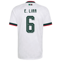 Mexico E. LIRA #6 Away World Cup 2026 Jersey White Men's