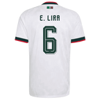 Mexico E. LIRA #6 Away World Cup 2026 Jersey White Men's
