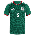 Mexico E. LIRA #6 Home World Cup 2026 Jersey Green Men's