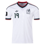 Mexico G. MORA #19 Away World Cup 2026 Jersey White Men's