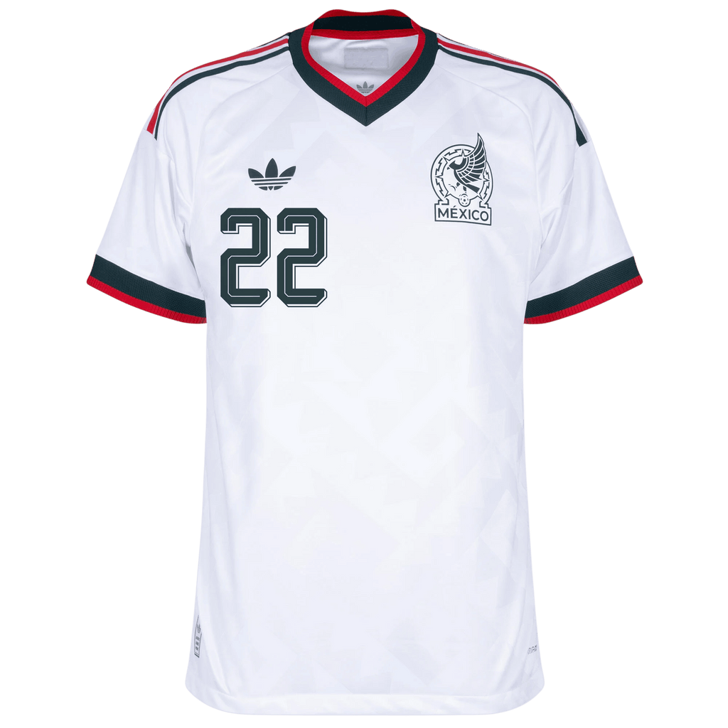 Mexico H.LOZANO #22 Away World Cup 2026 Jersey Player's Version White Men's