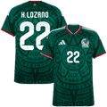 Mexico H.LOZANO #22 Home World Cup 2026 Jersey Green Men's