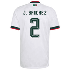 Mexico J. SANCHEZ #2 Away World Cup 2026 Jersey White Men's