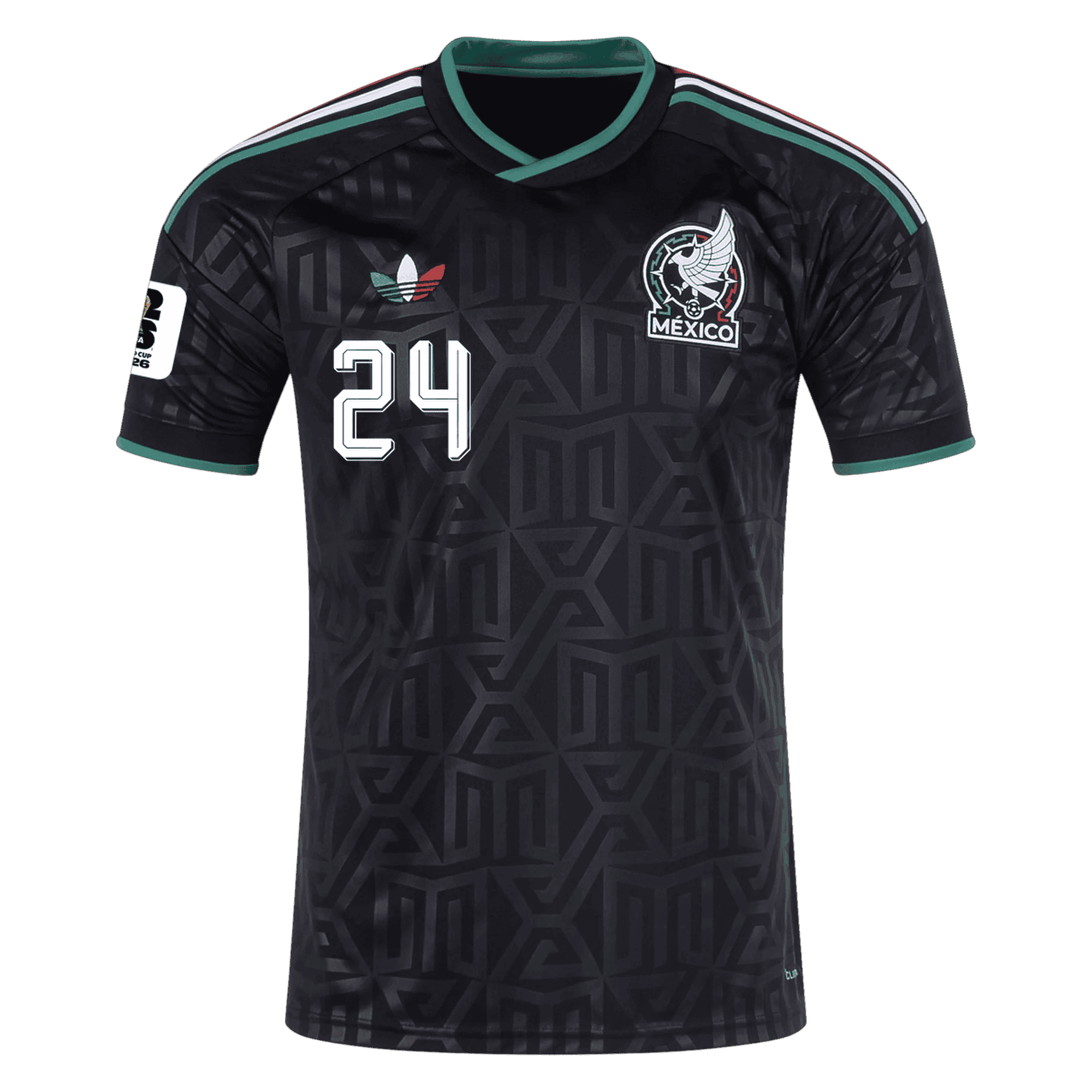 Mexico L. CHAVEZ #24 Third World Cup 2026 Jersey Black Men's