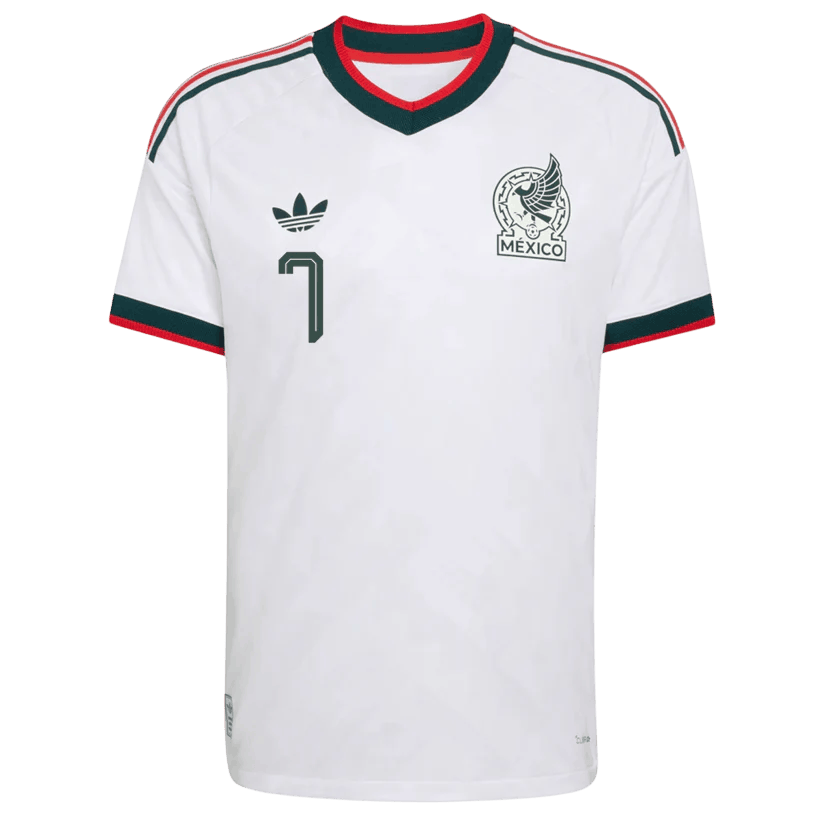 Mexico L. ROMO #7 Away World Cup 2026 Jersey White Men's
