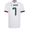 Mexico L. ROMO #7 Away World Cup 2026 Jersey White Men's