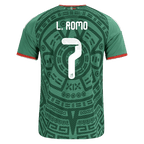 Mexico L. ROMO #7 Home World Cup 2026 Jersey Green Men's