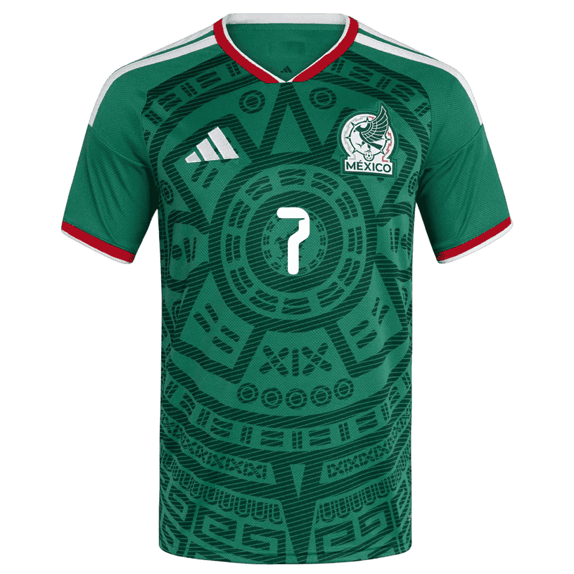 Mexico L. ROMO #7 Home World Cup 2026 Jersey Green Men's