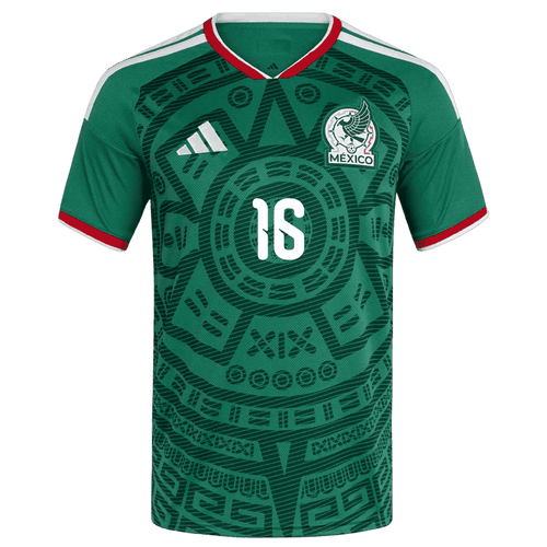 Mexico QUINONES #16 Home World Cup 2026 Jersey Green Men's