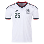 Mexico R. ALVARADO #25 Away World Cup 2026 Jersey White Men's