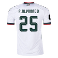 Mexico R. ALVARADO #25 Away World Cup 2026 Jersey White Men's