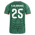 Mexico R. ALVARADO #25 Home World Cup 2026 Jersey Green Men's