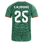 Mexico R. ALVARADO #25 Home World Cup 2026 Jersey Green Men's