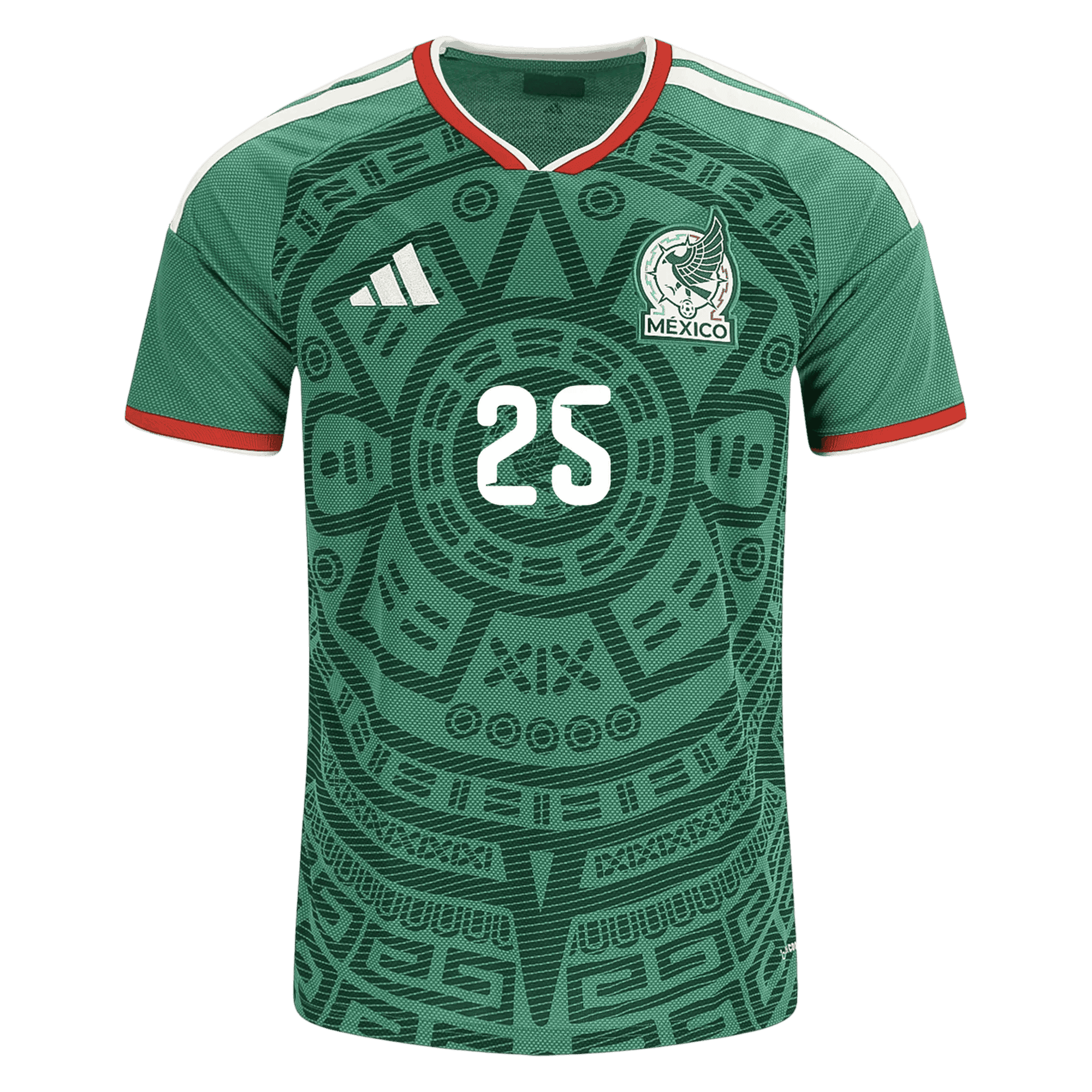 Mexico R. ALVARADO #25 Home World Cup 2026 Jersey Green Men's
