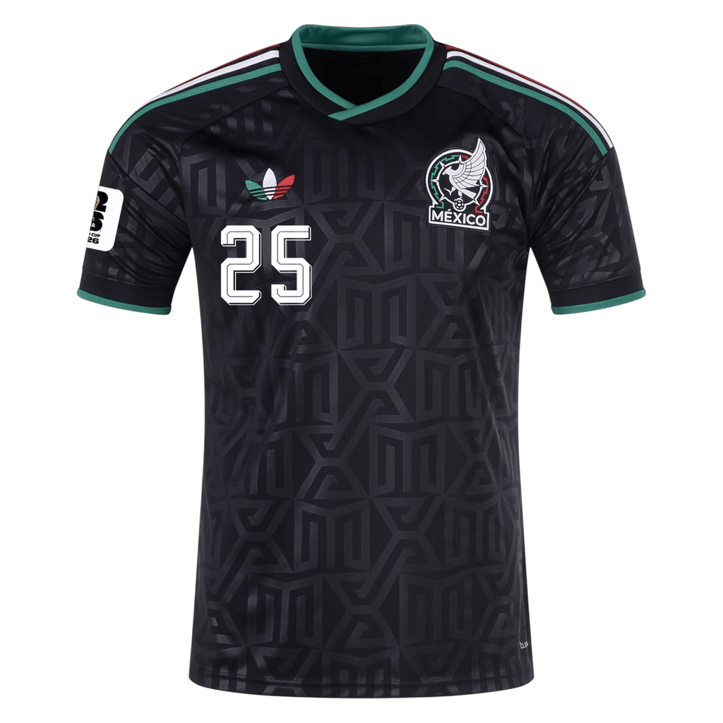 Mexico R. ALVARADO #25 Third World Cup 2026 Jersey Black Men's