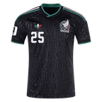 Mexico R. ALVARADO #25 Third World Cup 2026 Jersey Black Men's