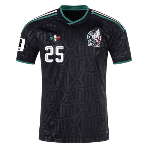Mexico R. ALVARADO #25 Third World Cup 2026 Jersey Black Men's