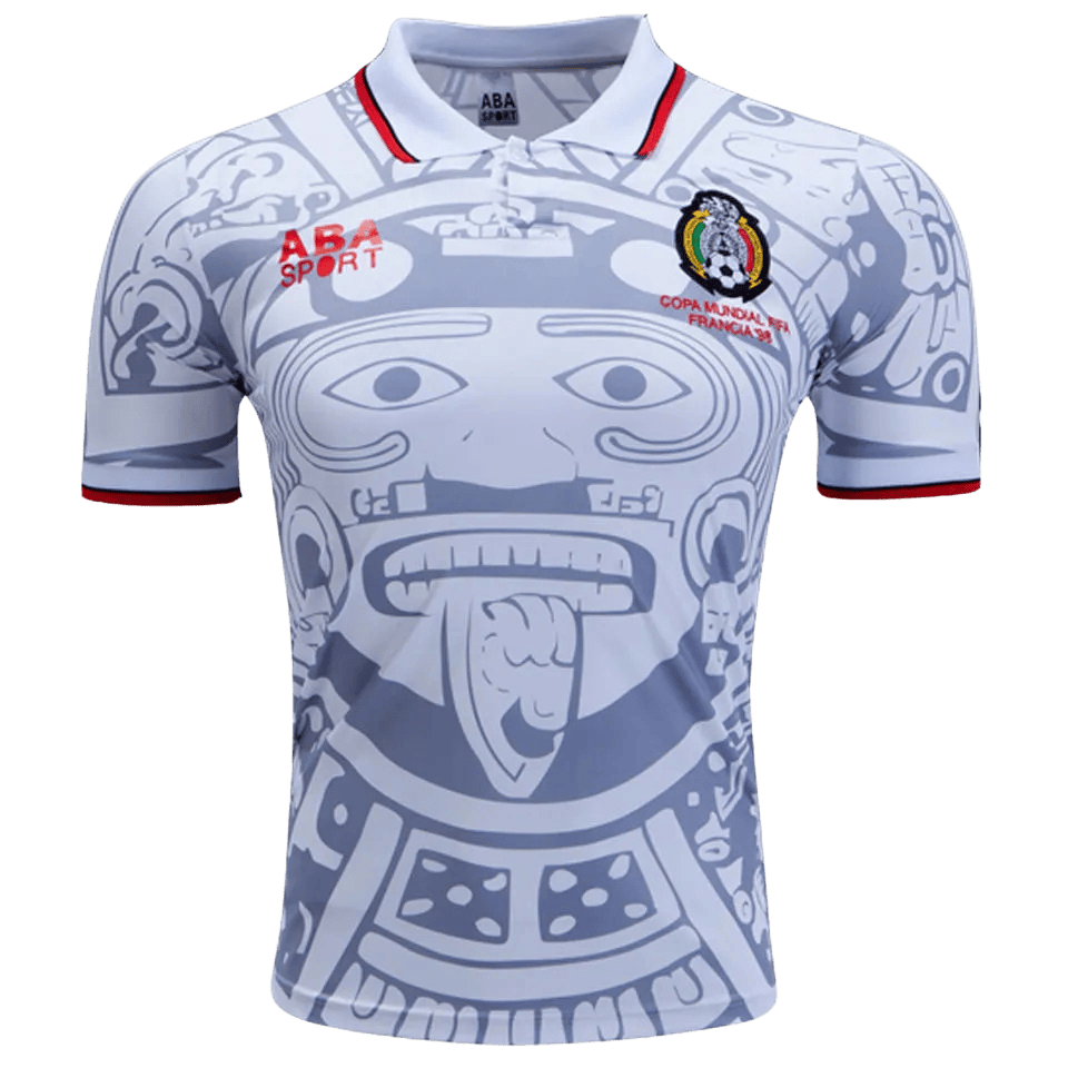 Mexico Retro Away Jersey 1998 White Men's