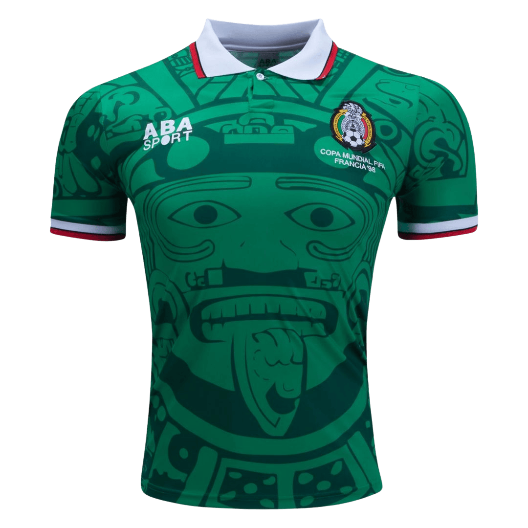 Mexico Retro Home Jersey 1998 Green Men's