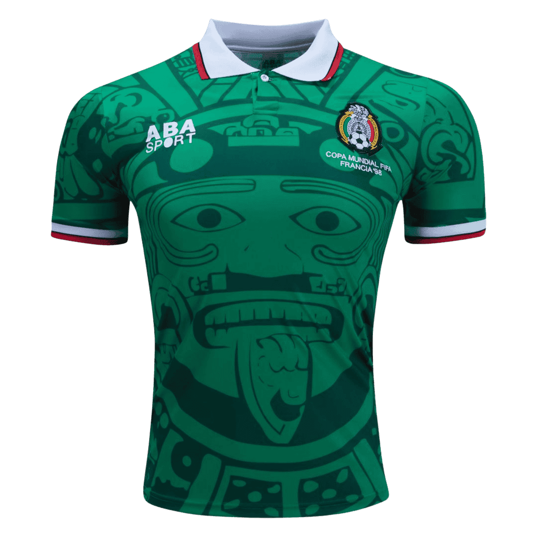 Mexico Retro Home Jersey 1998 Green Men's