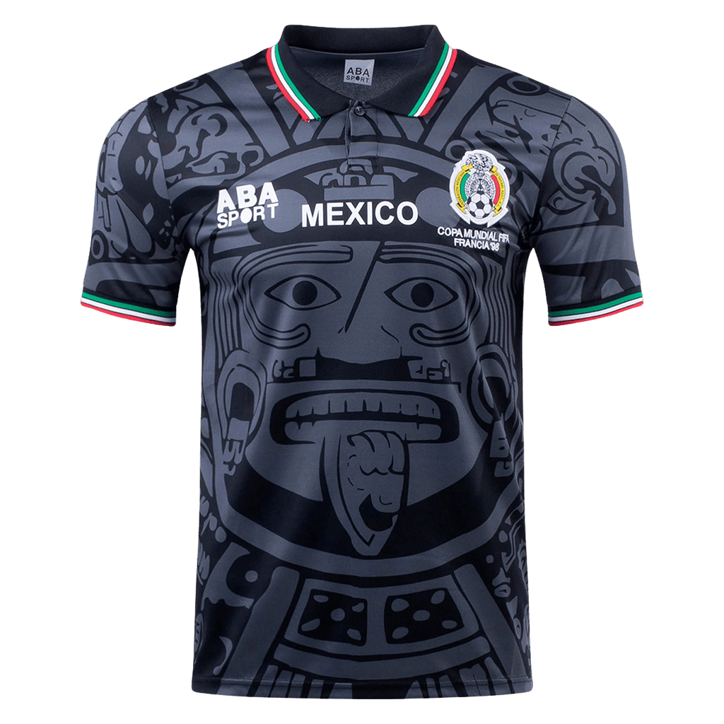 Mexico Retro Third Jersey 1998 Black Men's