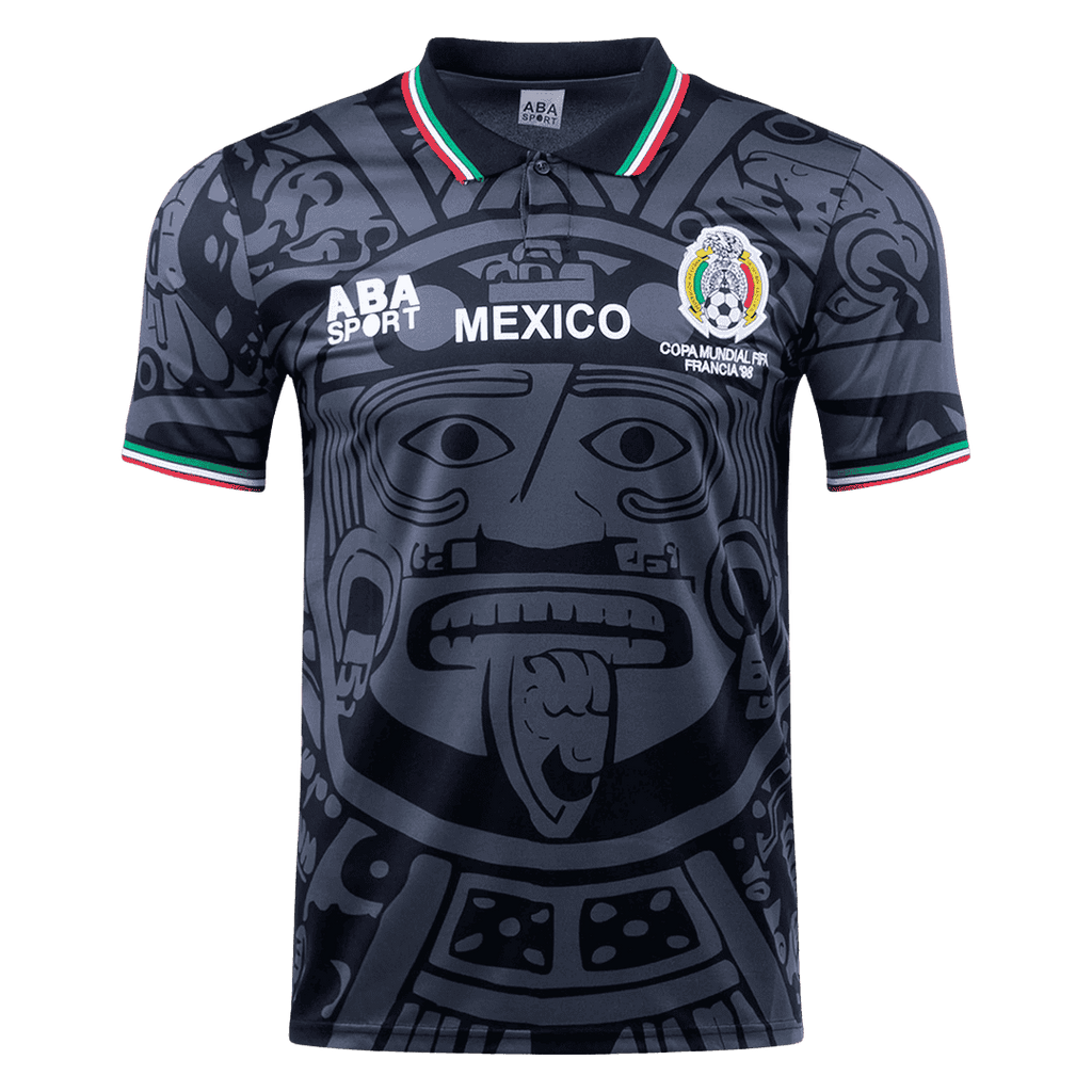 Mexico Retro Third Jersey 1998 Black Men's
