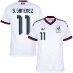 Mexico S.GIMENEZ #11 Away World Cup 2026 Jersey Player's Version White Men's