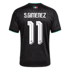 Mexico S. GIMENEZ #11 Third World Cup 2026 Jersey Black Men's