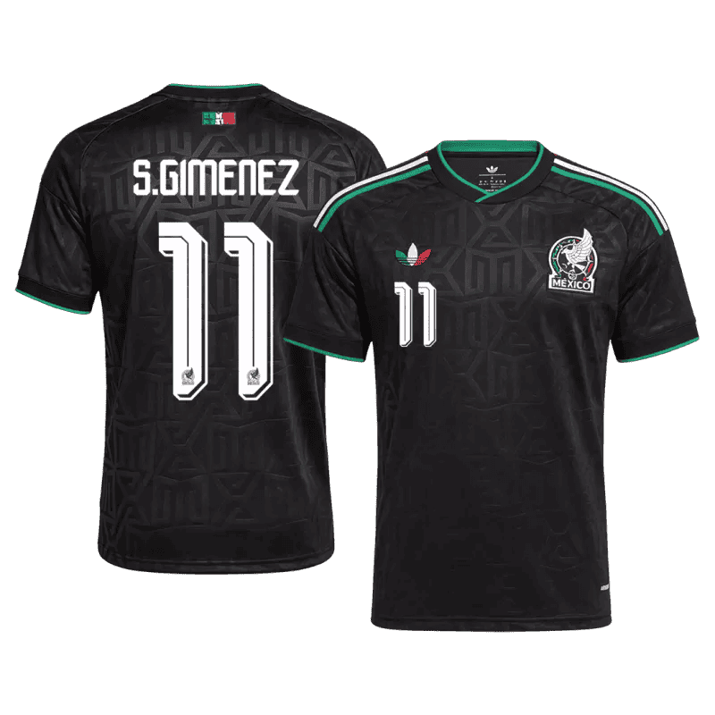 Mexico S. GIMENEZ #11 Third World Cup 2026 Jersey Black Men's