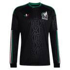 Mexico Third World Cup 2026 Long Sleeve Jersey Black Men's